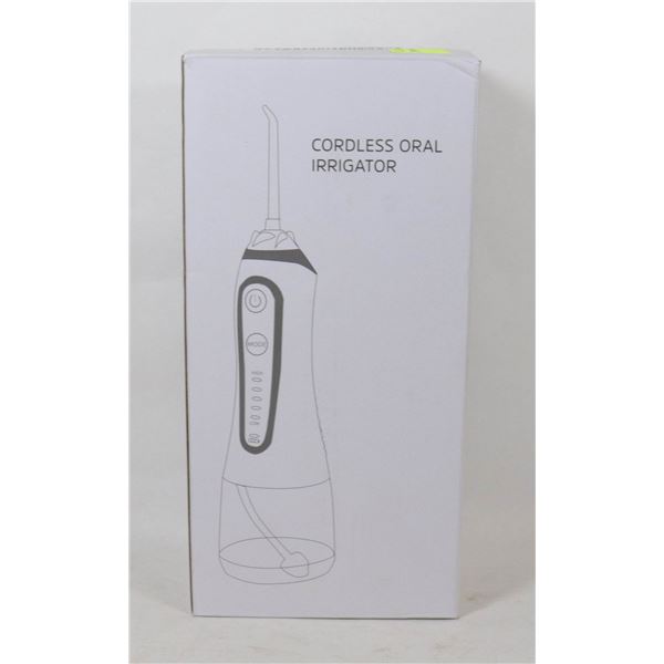 CORDLESS ORAL IRRIGATOR