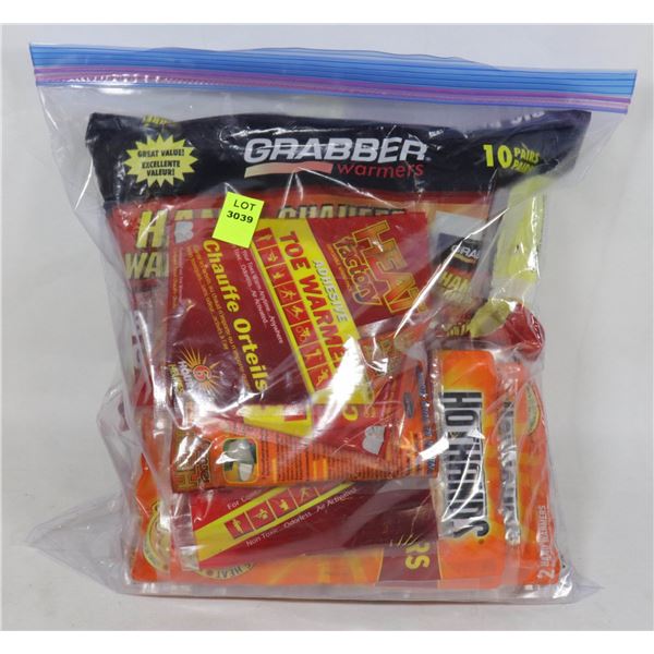 BAG OF HAND WARMERS