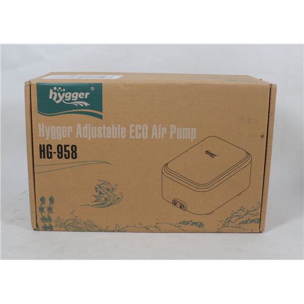 HYGER ADJUSTABLE ECO AIR PUMP