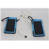 Image 1 : LOT OF 2 EDDIE BAUER SOLAR POWER BANKS 6000MAH