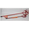 Image 1 : LOT OF 2 DIFFERENT SIZED PAINT MIXERS - 1 LARGE