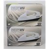 Image 1 : 2 NEW WHITE STEAMPLY TRAVEL STEAMERS