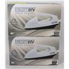 Image 1 : 2 NEW WHITE STEAMPLY TRAVEL STEAMERS