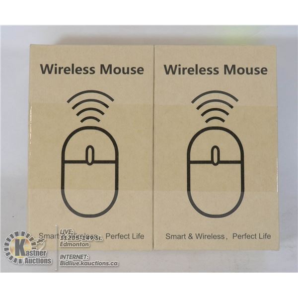 LOT OF 2 WIRELESS MICE