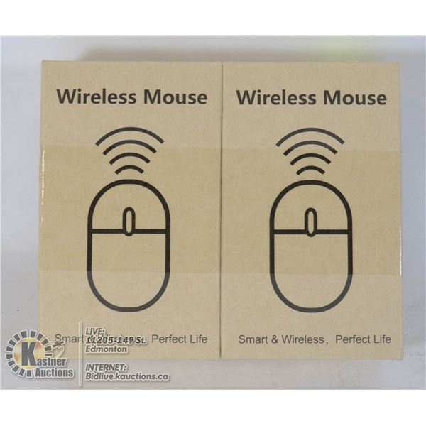 LOT OF 2 WIRELESS MICE