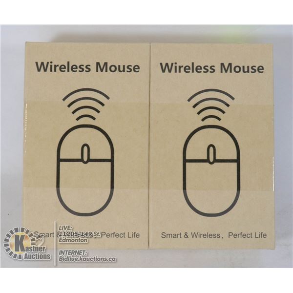 LOT OF 2 WIRELESS MICE