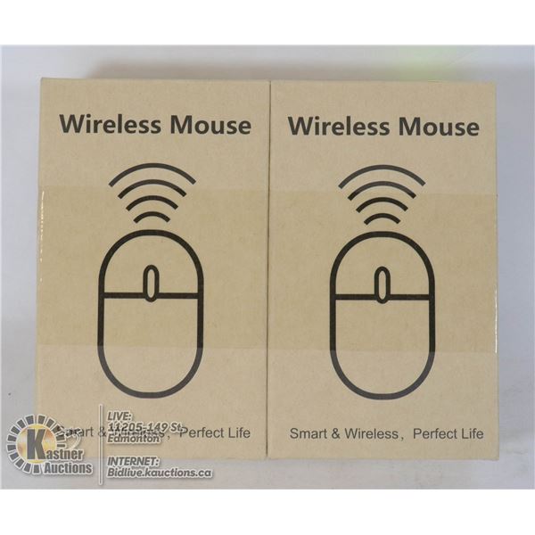 LOT OF 2 WIRELESS MICE