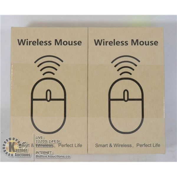 LOT OF 2 WIRELESS MICE