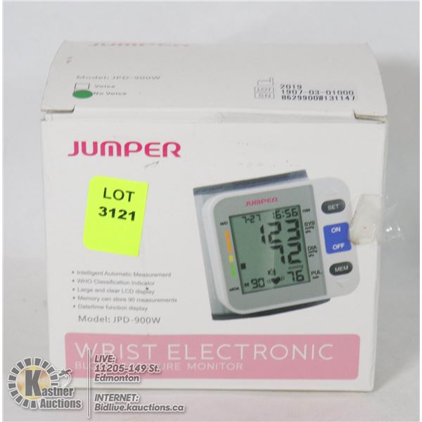 ELECTRONIC WRIST BLOOD PRESSURE MONITOR