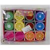 Image 1 : BOX OF 24 FRUIT CRYSTAL MUD - NON EDIBLE