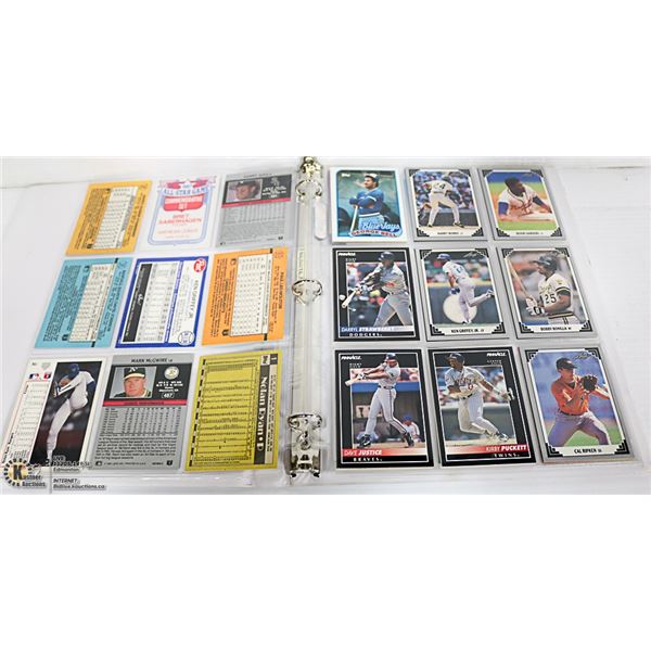 BINDER OF BASEBALL SUPER STARS 80'S, 90'S