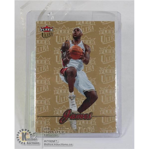 2007 GOLD MEDALLION LEBRON JAMES NBA CARD