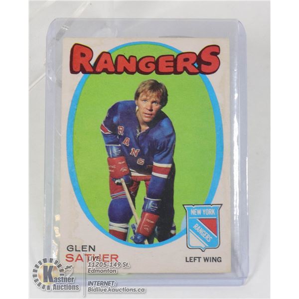 1971 OPC GLEN SATHER CARD