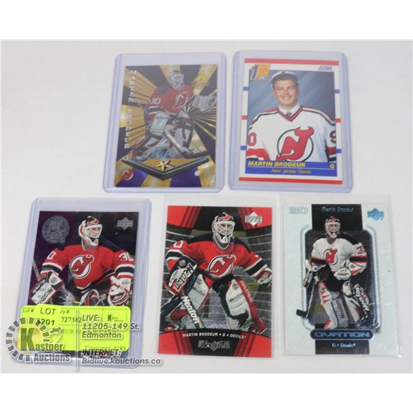 MARTIN BRODEUR ROOKIE CARD LOT