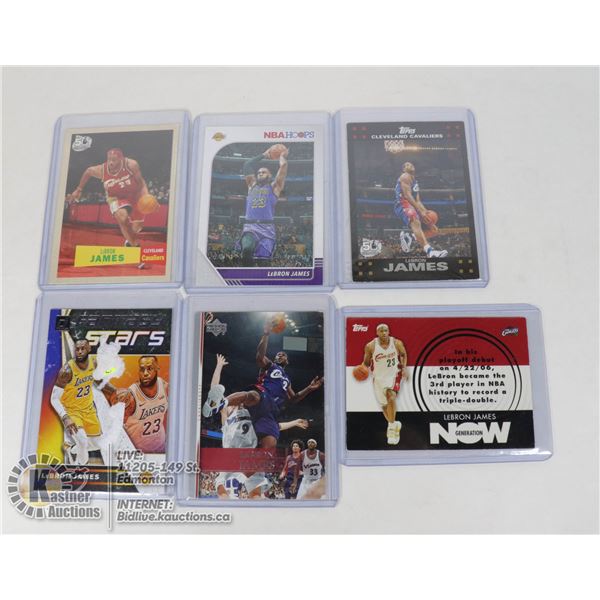 2007 TOPPS 50TH ANNIVERSARY LEBRON JAMES NBA CARD