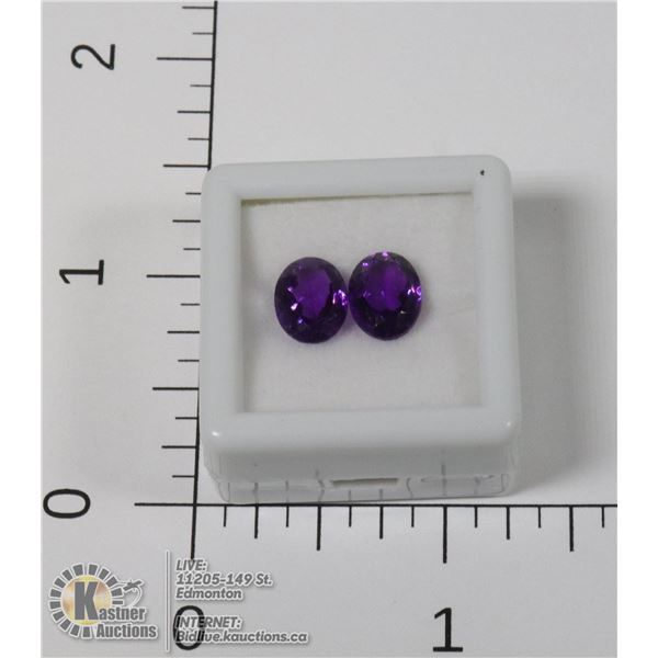 #21-PURPLE AMETHYST GEMSTONES 3.35ct