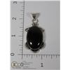 Image 1 : #147-BLACK OBSIDIAN PENDANT