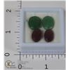 Image 1 : #321-RUBY/ EMERALD GEMSTONE 31.95ct