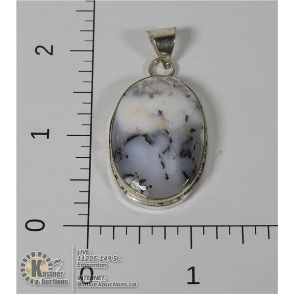 #153-DENTRIC OPAL PENDANT
