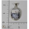 Image 1 : #153-DENTRIC OPAL PENDANT