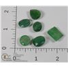 Image 1 : #104-GREEN EMERALD GEMSTONES 59.10ct