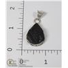Image 1 : #236-BLACK TOURMALINE PENDANT (RAW)
