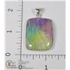 Image 1 : #242-RAINBOW SOLAR QUARTZ PENDANT