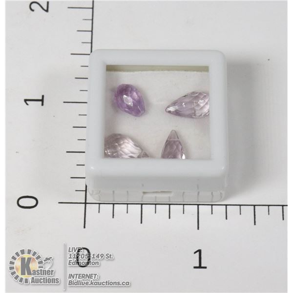 #65-PURPLE AMETHYST GEMSTONES 6.85ct