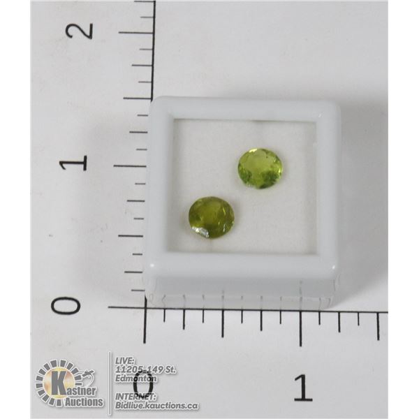 #59-GREEN PERIDOT GEMSTONES 3.50ct