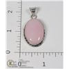 Image 1 : #225-PINK ROSE QUARTZ PENDANT