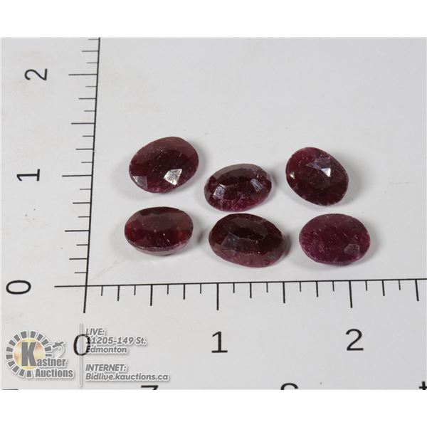 #78-RED RUBY GEMSTONES 50.60ct