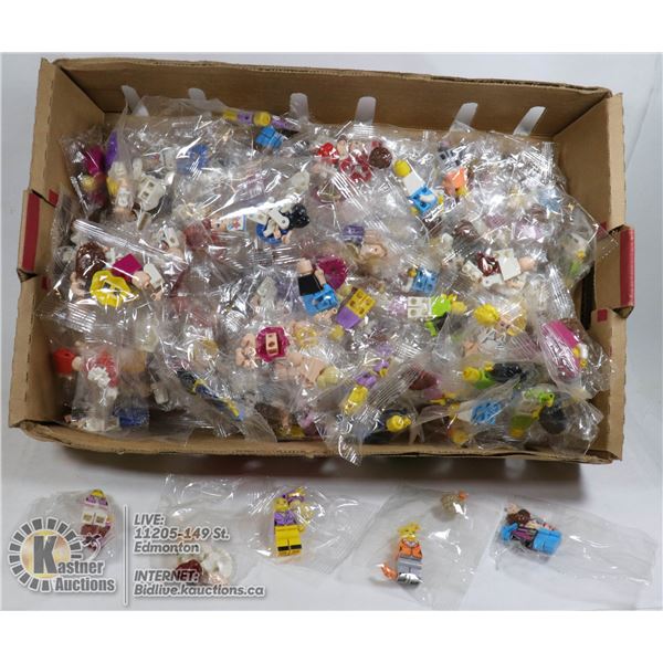FLAT OF LEGO STYLE  MINI FIGURES