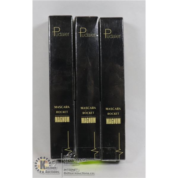 LOT OF 3 PUDAIER MAGNUM MASCARA