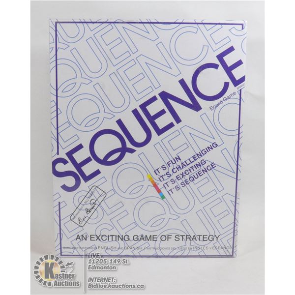 SEQUENCE " A GAME OF STRATEGY"