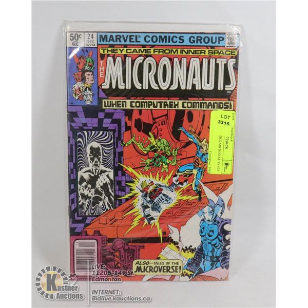 MARVEL COMICS MICRONAUTS #24