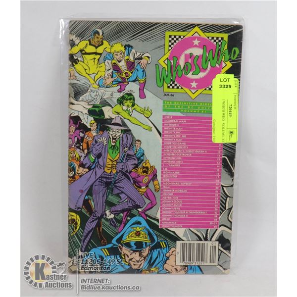 DC COMICS WHO'S WHO  VOLUME XI