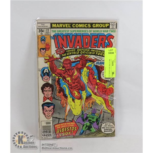 MARVEL COMICS THE INVADERS #22