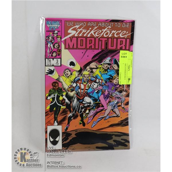 MARVEL COMICS STRIKEFORCE MORITURI #3