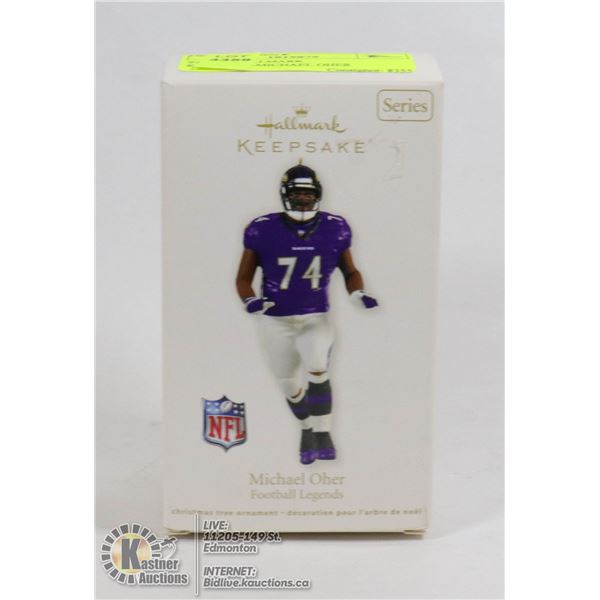 975-120 HALLMARK KEEPSAKE-MICHAEL OHER FOOTBALL