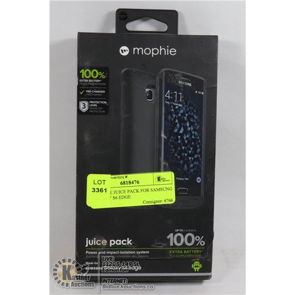 MORPHIE JUICE PACK FOR SAMSUNG GALAXY S6 EDGE