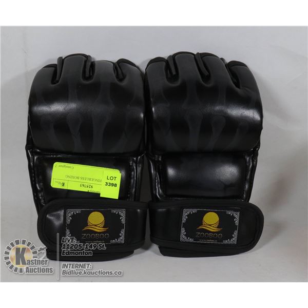 ZOOBOO FINGERLESS BOXING GLOVES