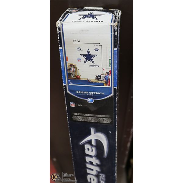 LARGE 3'7" X 3'4" DALLAS COWBOYS FOOTBALL LOGO