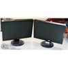 Image 1 : PAIR OF 19" ASUS MONITORS