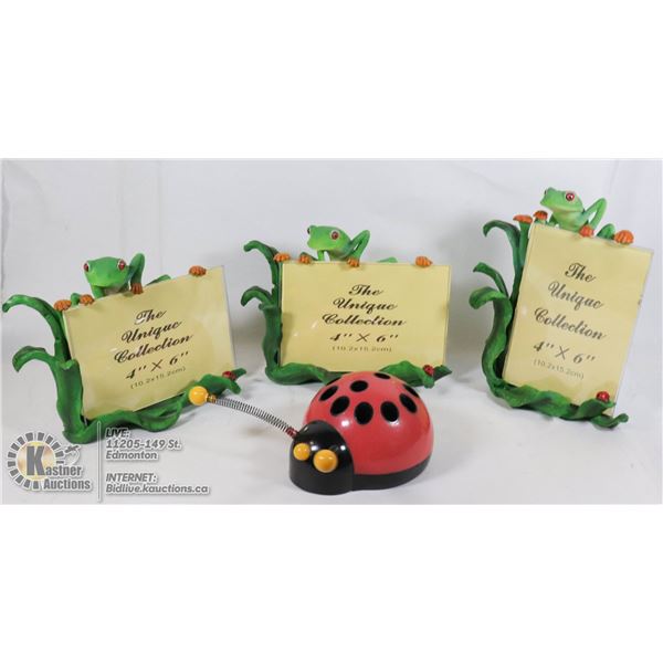 THE UNIQUE FROG AND LADYBIRD COLLECTION