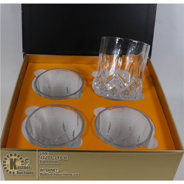 SET OF 4 ULTRA CLARITY CRYSTAL GLASSES