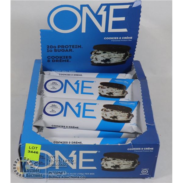 BOX OF 12 ONE COOKIES & CREAM 20G PROTEIN BARS