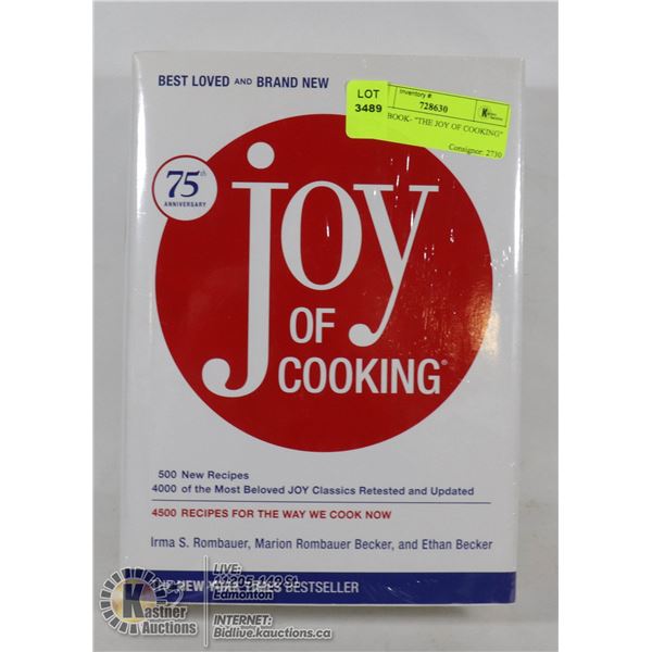 COOKBOOK- "THE JOY OF COOKING" 75TH