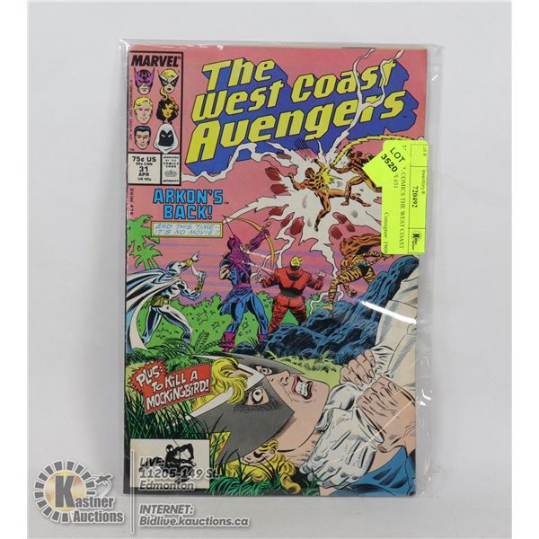 MARVEL COMICS THE WEST COAST AVENGERS #31