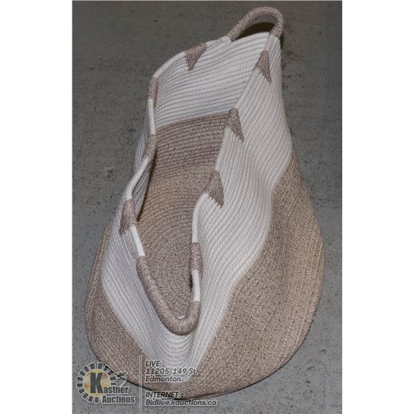 WOVEN STORAGE BASKET