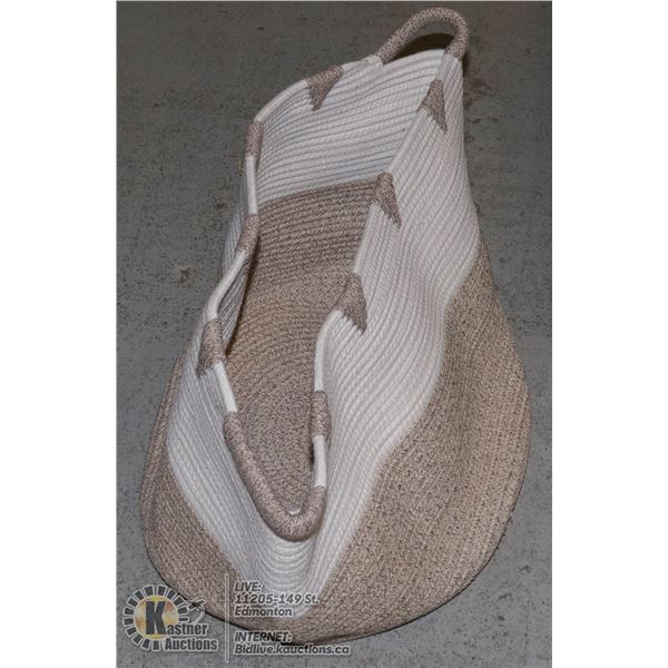 WOVEN STORAGE BASKET